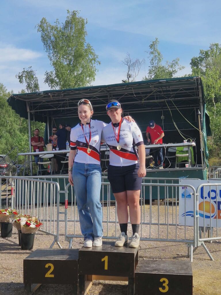 Podium féminin avec Johanne des Ker Barrés, championne d’Ille‑et‑Vilaine 2026.